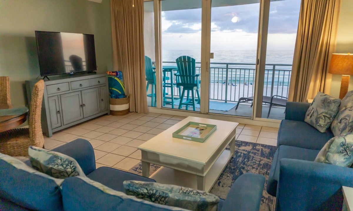 Panama City Beach Condo | 3rd Floor Same As Garage Walkover! NO Elevator Wait! Free Beach Chairs!