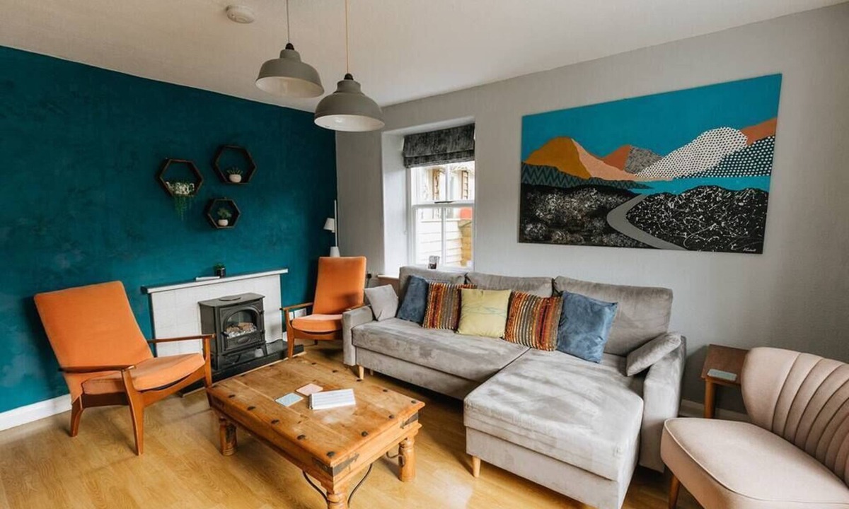 Kendal Cottage | Charming Lake District Cottage Fireplace & Parking