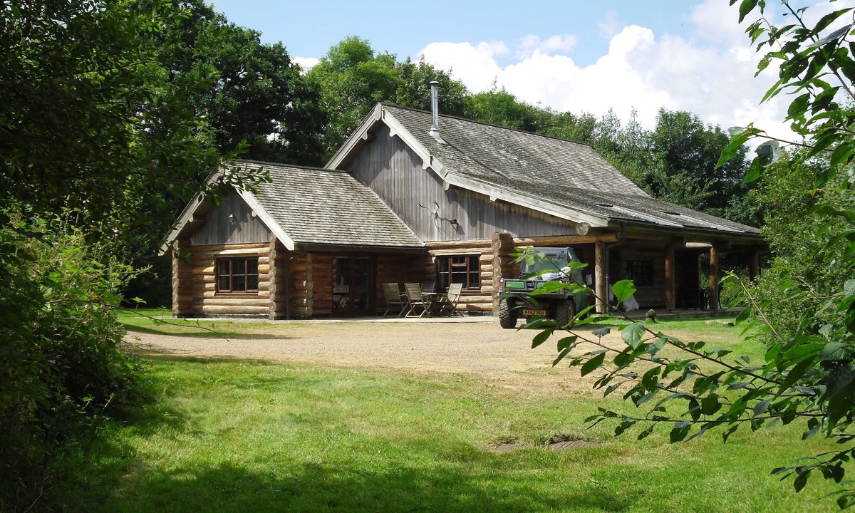 Otterford Cabin | Hand Crafted large Log Cabin . Rural Location , lovely views and walks , quiet .