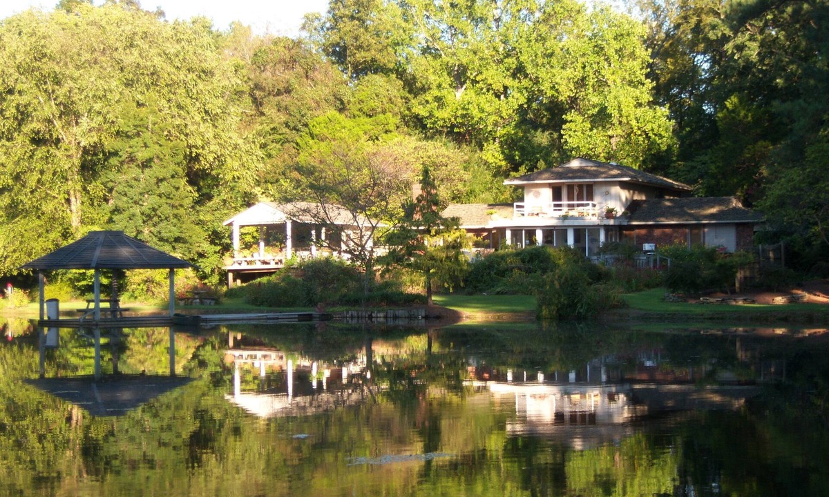 Burlington House | Large Waterfront Home Nestled in Bamboo Forest with Private Pool, Burlington NC