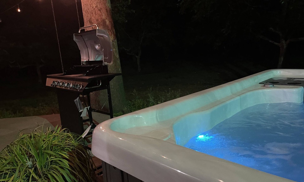 Red Bluff House | Peaceful. Nestled among walnut groves. Hot Tub. BBQ. Private but close to town.