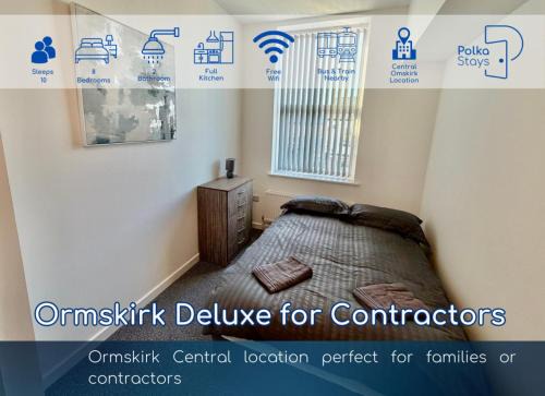 Ormskirk Apartment | Sleeps 10 Spacious for Contractors by PolkaStay