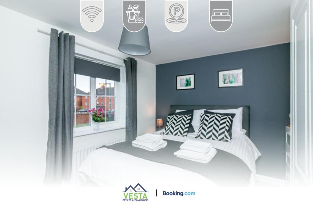 Hatfield Apartment | Three Bedroom Apartment By Vesta Serviced Accommodation & Short Lets Hatfield With Free Parking