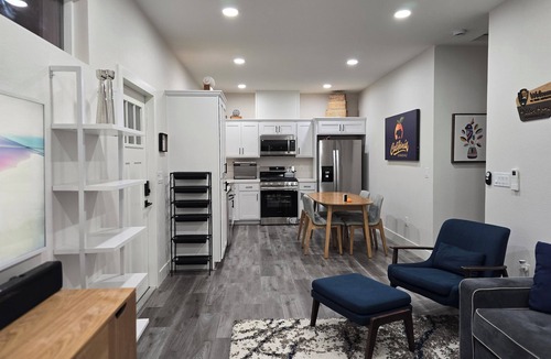 Orangevale Cottage | 2024 Custom Home: 2 bed, 2 bath Pop Art Hidden Cottage with EV Charging