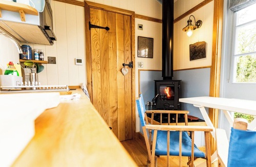 Moylegrove Cabin | A coastal shepherd’s hut with sea views and space to slow down
