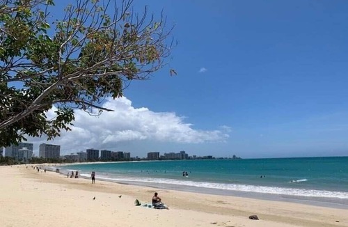 Isla Verde Apartment | Apt102 Beachfront Studio Steps to The Beach