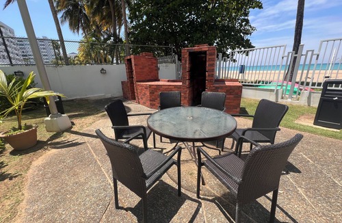 Isla Verde Apartment | Beachfront Bliss. 2BR Condo Steps to Isla Verde’s Award-Winning Beach