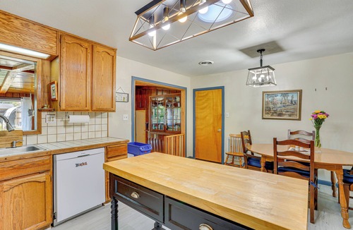 Burney Cottage | Burney Cottage w/Game Room: Walk to Town!