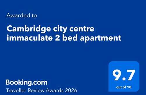 Cambridge City Centre Apartment | Cambridge city centre immaculate 2 bed apartment