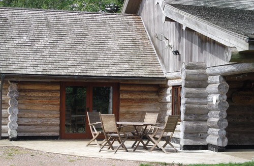 Otterford Cabin | Hand Crafted large Log Cabin . Rural Location , lovely views and walks , quiet .