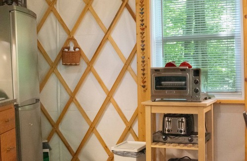 Rawley Springs Cabin | JP's Waterfront Yurt with Heating, Cooling & Wifi / Glamping on the River