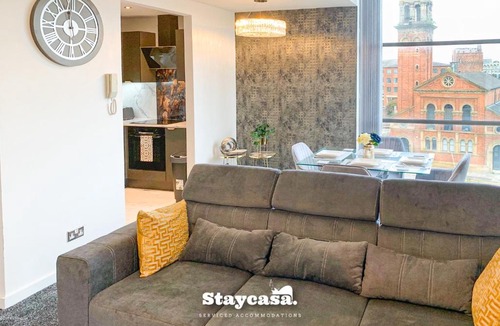 Castlefield Apartment | Luxury Deansgate Apt Canal View & Free Parking