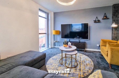Castlefield Apartment | Luxury Deansgate Apt Canal View & Free Parking