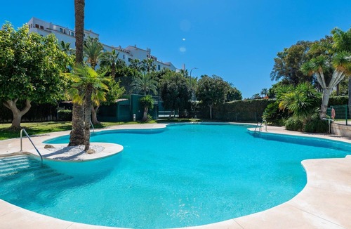 Puerto Banus Apartment | Luxury Duplex Marbella: Gardens, 4 Pools, Pets Welcome