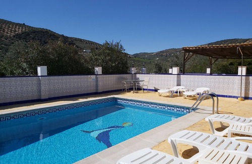Iznajar Apartment | Luxury Poolside Apartment With Chlorine Free Pool , Hot Tub, Free Wifi,