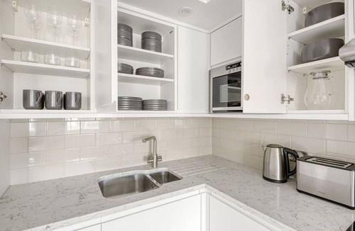 Waterloo Apartment | Modern Waterloo 2BR open plan with Balcony on Lower Marsh, by Blueground
