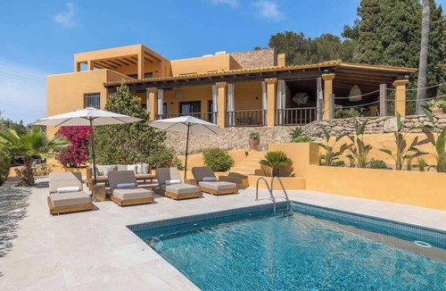 Can Pep Simo House | Panoramic Seaview | 5min Ibiza City | swimmingpool