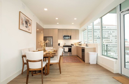 East Village Apartment | Spacious 2BR San Diego Urban Oasis w/AC & Designer Style