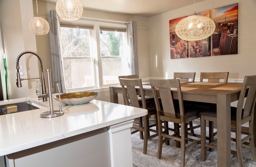 Beechfield House | Spacious, Peaceful Baltimore Townhome with Dedicated Workspace