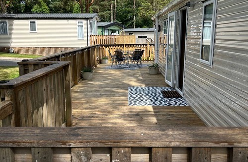 Jedburgh Cabin | Static Caravan Sleeps 4 with Parking and Balcony