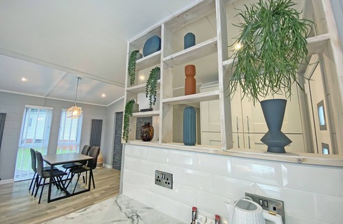 Bethesda House | Super spacious modern lodge with large balcony and hot tub.