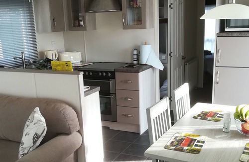 Southsea House | This caravan has a covered and fenced veranda