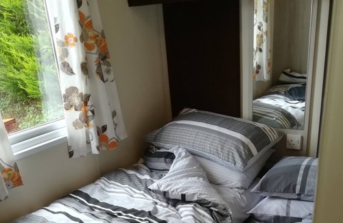 Southsea House | This caravan has a covered and fenced veranda