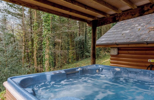 Westleigh Ski Chalet | Timber lodge set in an elevated woodland position with views of the lake.