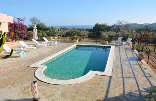 Santa Eulalia del Rio House | Villa Miquela Charming house with ocean view