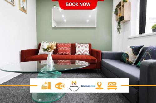 1BR Flat By Homesy In Cardiff - Family Friendly & Perfect For Short Term Lets