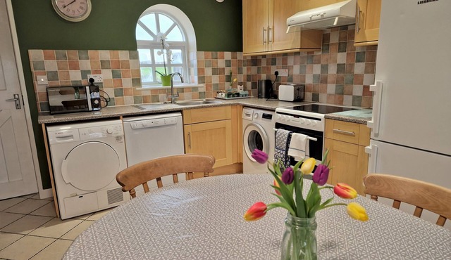 A three bedroom, two bathroom that sleeps 6 guests in 3 bedrooms