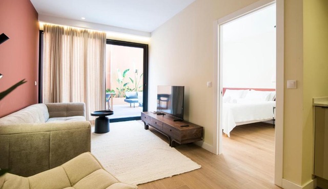Apartamento moderno con terraza en el centro