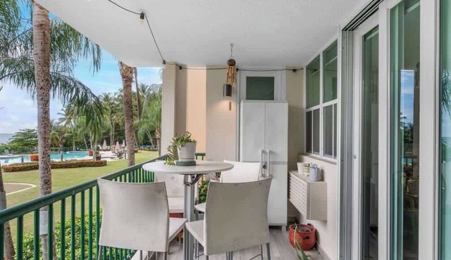 Beachfront | Balcony With Pool & Beach Views