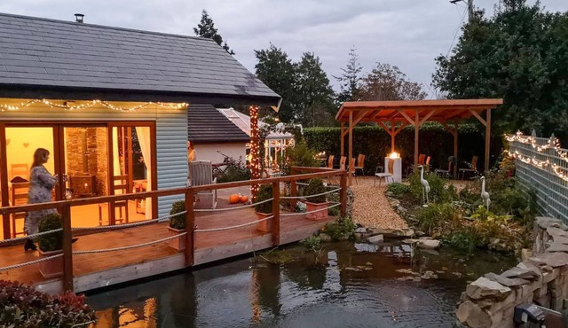 Beautiful holiday home close to Strangford Lough with fabulous private hot tub.