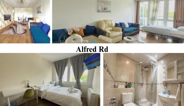 Comfortable 2BR London Stay 4 Beds Sleeps 5