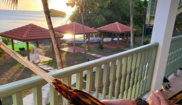 Condo View from Balcony Swimming Pool & Kayak Playa sucia