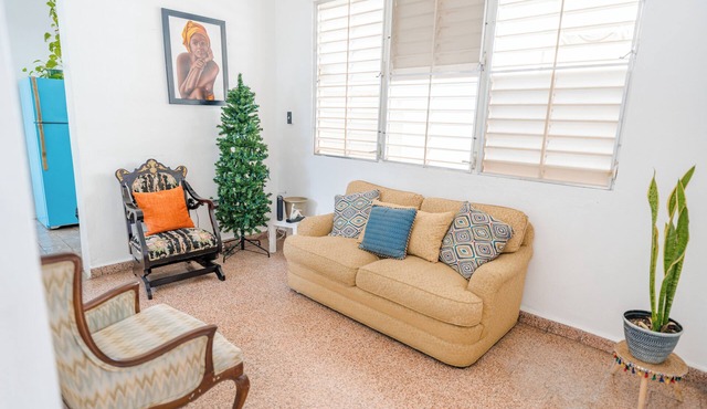 Cozy 2-bedroom house in superb Comerio with refreshing AC
