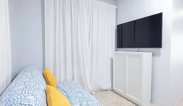 Cozy Studio Type Apartment across Jobos Beach, Isabela. WIFI & A/C.