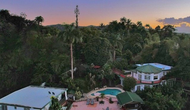 El Yunque Rainforest Villa with Pool, Outdoor Kitchen & View