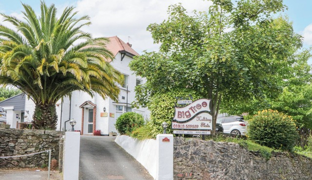 FLAT 1, BIG TREE HOLIDAY FLATS, romantic, with a garden in Paignton