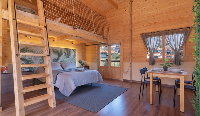 'La Cabaña El Refugio De Las Vegas' with Mountain View, Wi-Fi and Air Conditioning