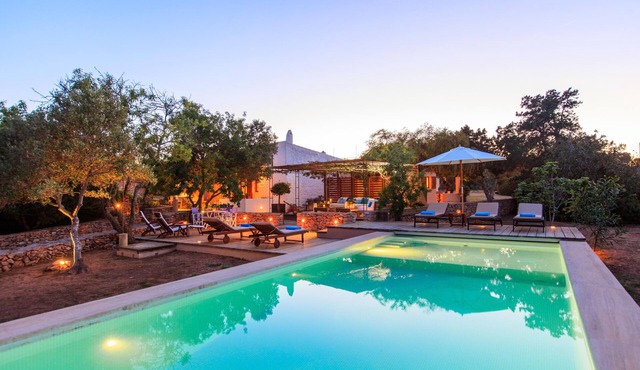 Large Villa with pool, garden and views of the Mediterranean