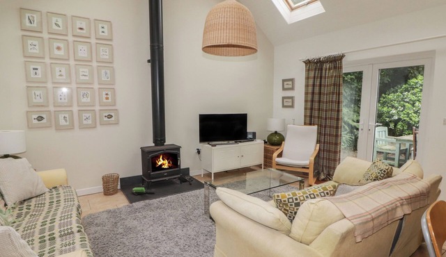 ONE TREE HOUSE, pet friendly, with open fire in Dinas Cross