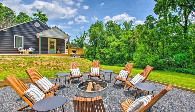 Peaceful farmhouse retreat near Nelson 151 featuring three king bedrooms, bright gathering spaces, and a relaxing countryside setting near wineries, hiking, and scenic Blue Ridge drives.