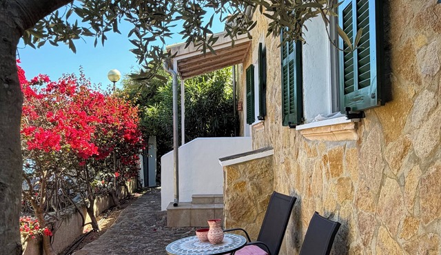Quietly located 4-person vacation home with garden, roof terrace with sea view