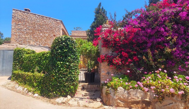 romantic Country house in the hills of Cas Concos, 8 pers., pool, A/C, Wifi