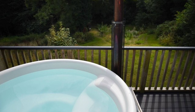 Shepherds hut & wood burning hot tub in the heart of Pembrokeshire countryside.