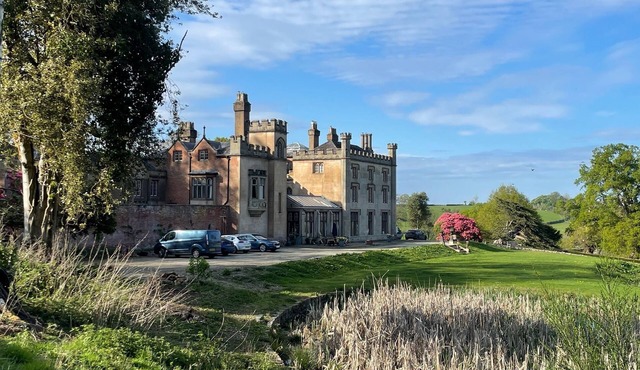 Stunning Castle/Stately Home next to Powis Castle. Sleeps 15 in 7 bedrooms.
