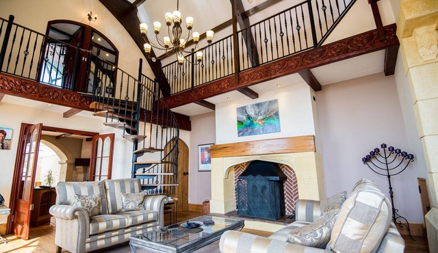 Unique historic school‑house conversion with log burner