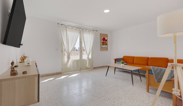 Vacation Apartment 'Edificio El Baifo Loco - Milena' with Sea View and Balcony